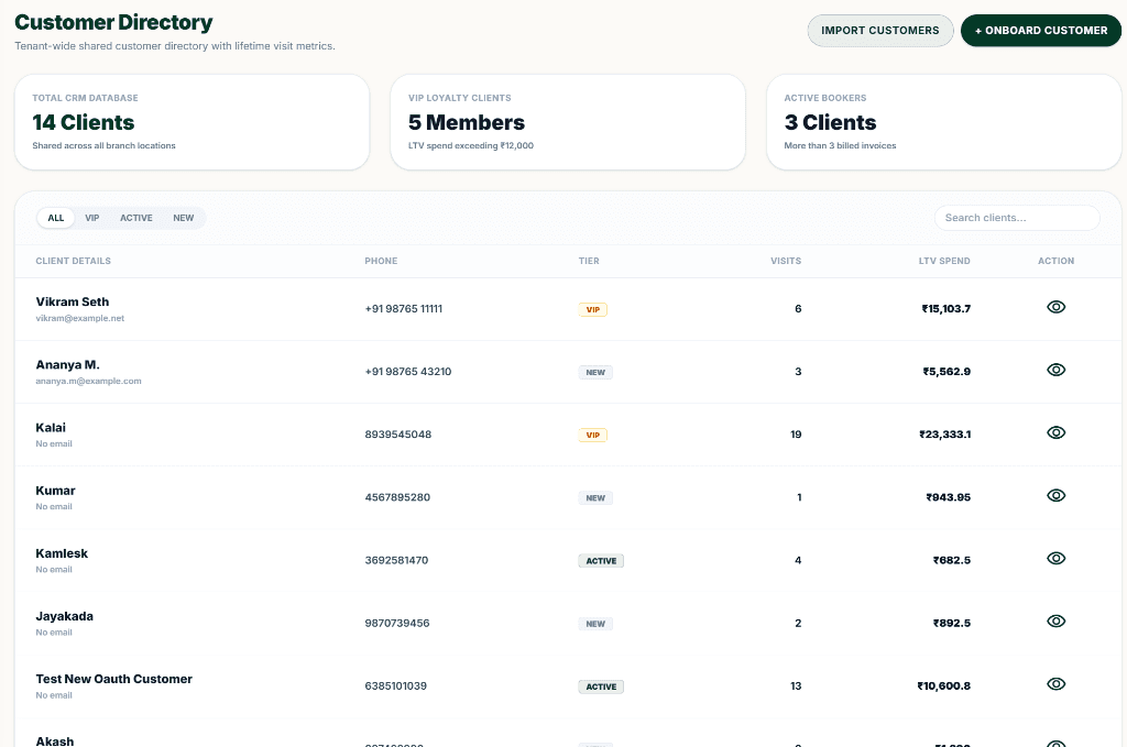 Customer CRM & Automated Loyalty Points