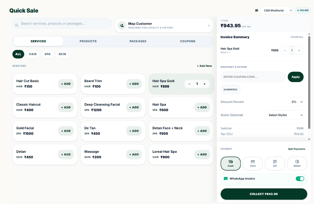 Fast POS Checkout & Digital Invoicing